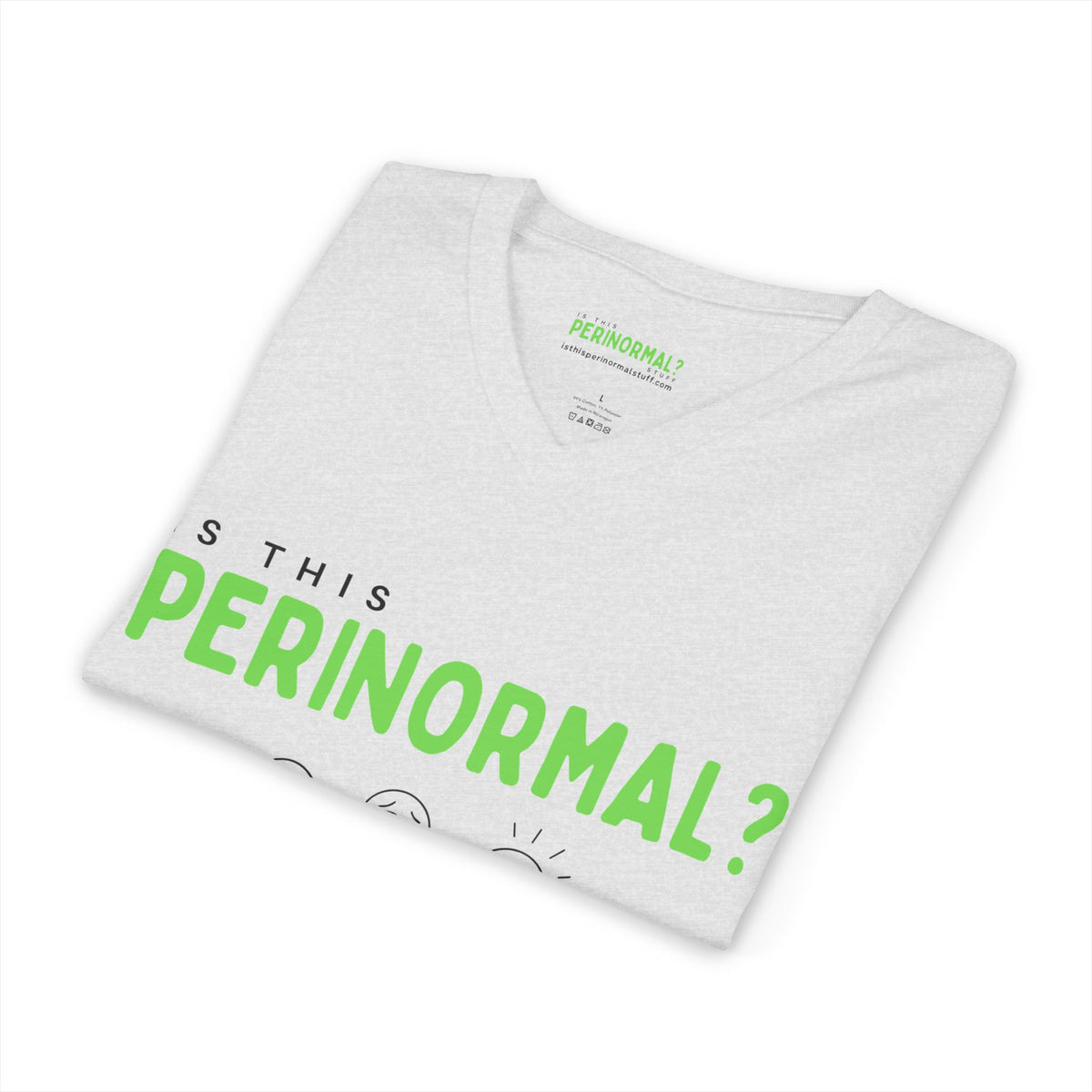 Is This Perinormal? V-Neck Tee | Funny Perimenopause Humor Shirt