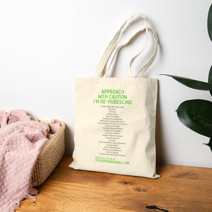 Is This Perinormal? Canvas Tote Bag — Funny Perimenopausal Shopper