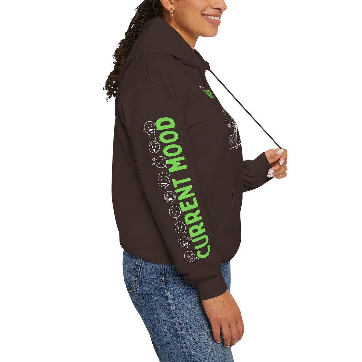 Is This Perinormal? Perimenopause Hoodie | Funny Sweatshirt (Current Mood Sleeve)