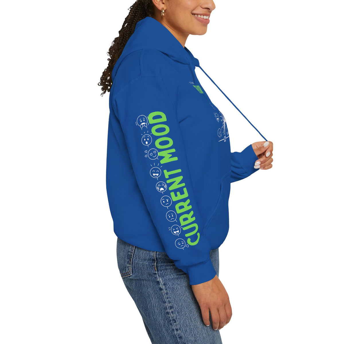 Is This Perinormal? Perimenopause Hoodie | Funny Sweatshirt (Current Mood Sleeve)