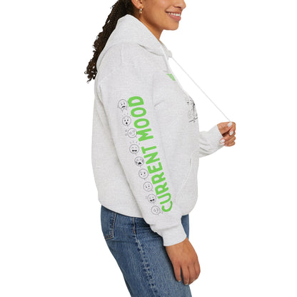 Is This Perinormal? Perimenopause Hoodie | Current Mood sleeve text
