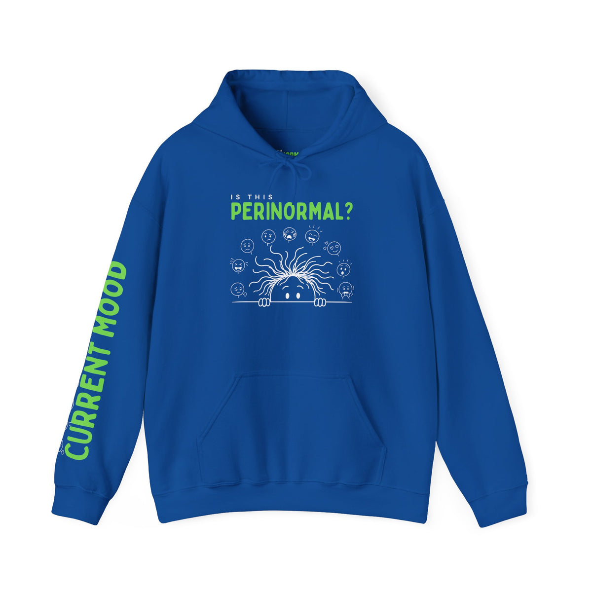 Is This Perinormal? Perimenopause Hoodie | Funny Sweatshirt (Current Mood Sleeve)