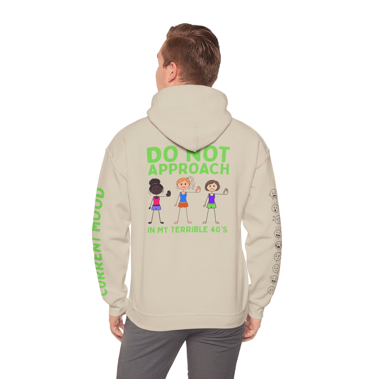 Is This Perinormal 'Do Not Approach' Graphic Hoodie — Current Mood Medical Humor Sweatshirt