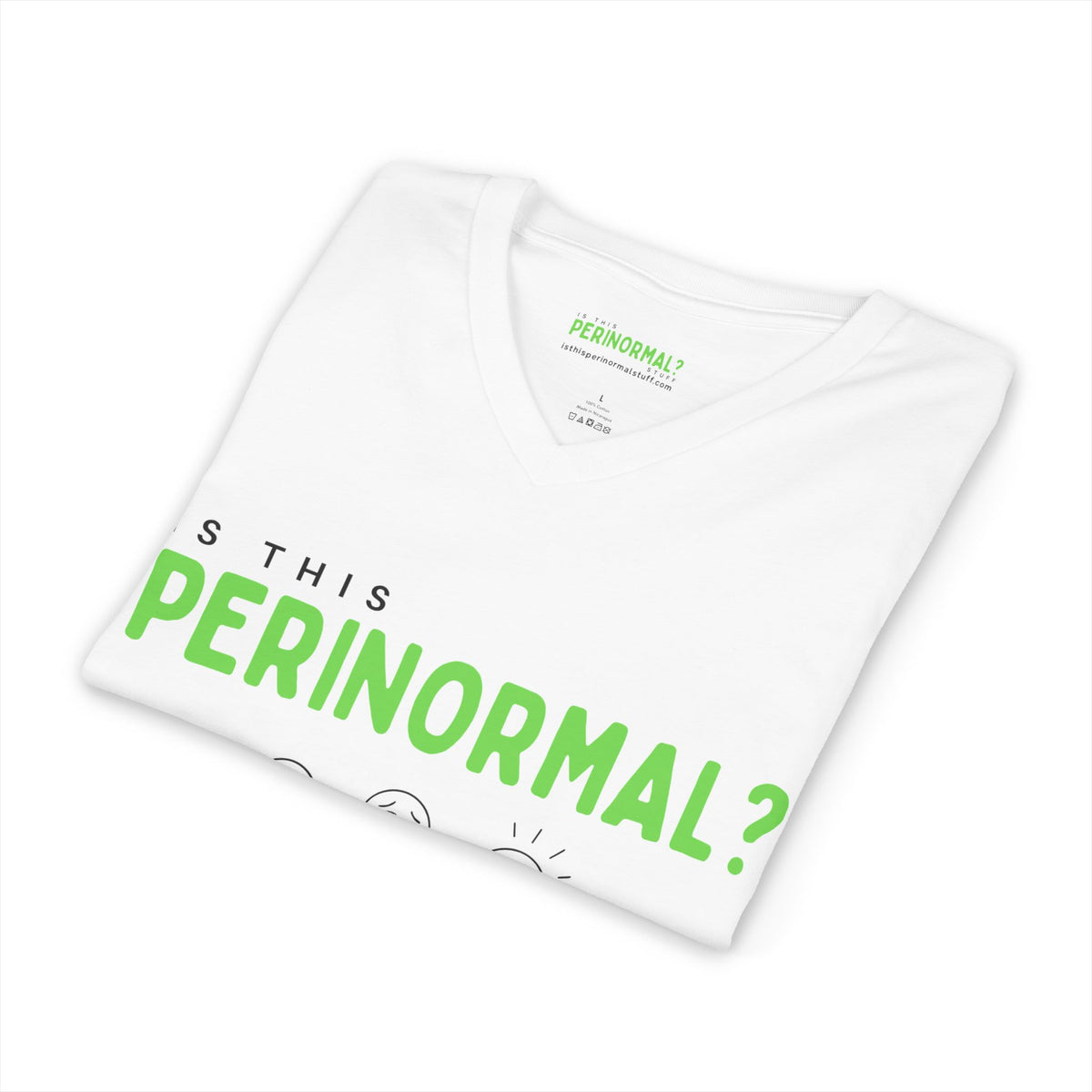 Is This Perinormal? V-Neck Tee | Funny Perimenopause Humor Shirt