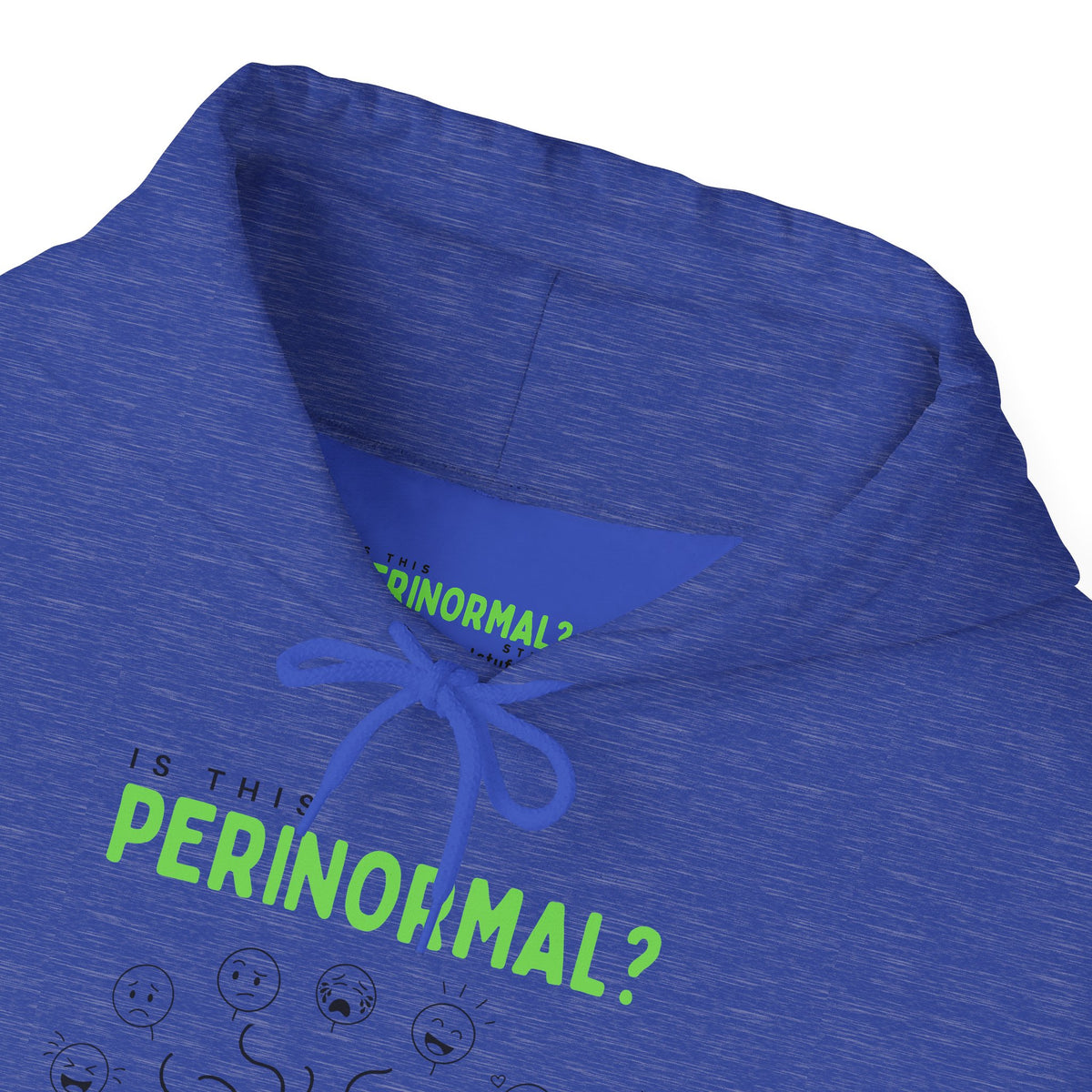 Is This Perinormal? Perimenopause Hoodie | Current Mood sleeve text