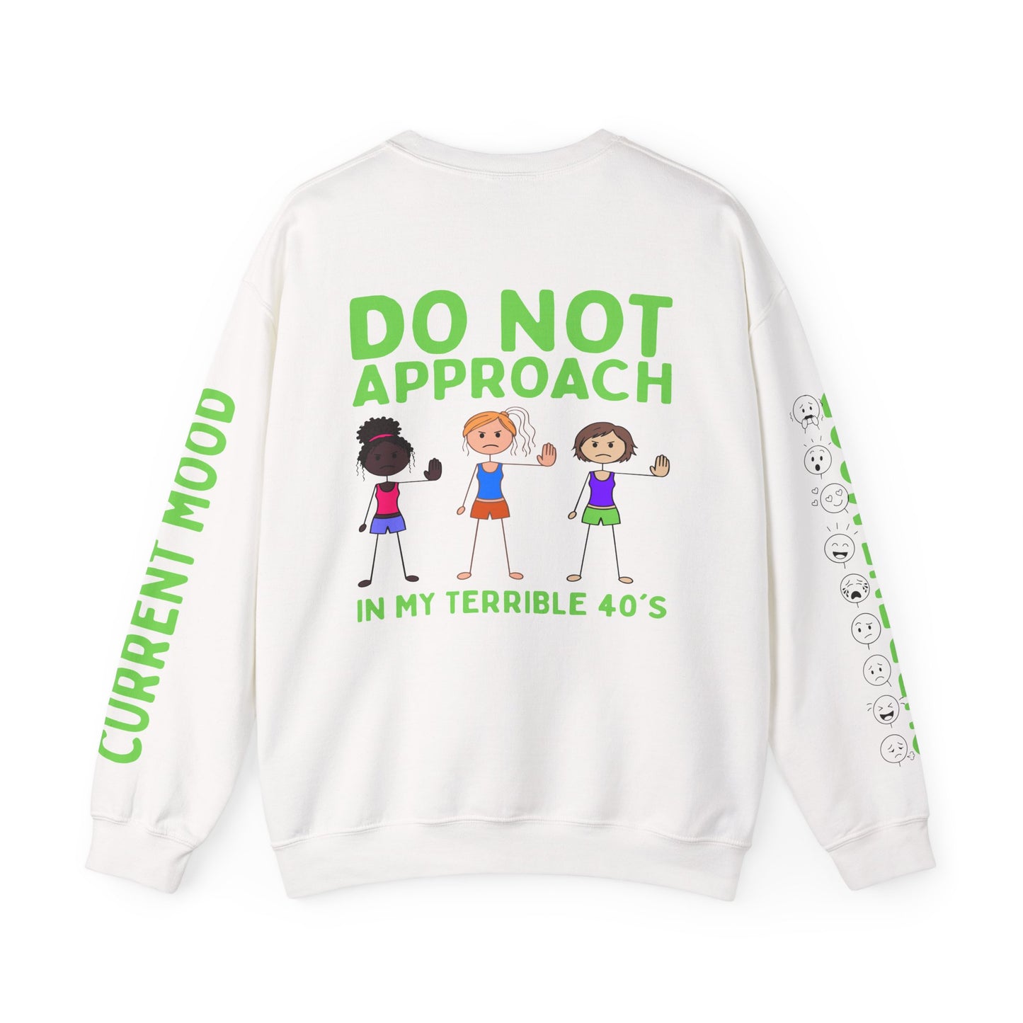 "Is This Perinormal?" Crewneck Sweatshirt — "Do Not Approach", Mood Design