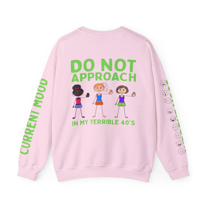 "Is This Perinormal?" Crewneck Sweatshirt — "Do Not Approach", Mood Design