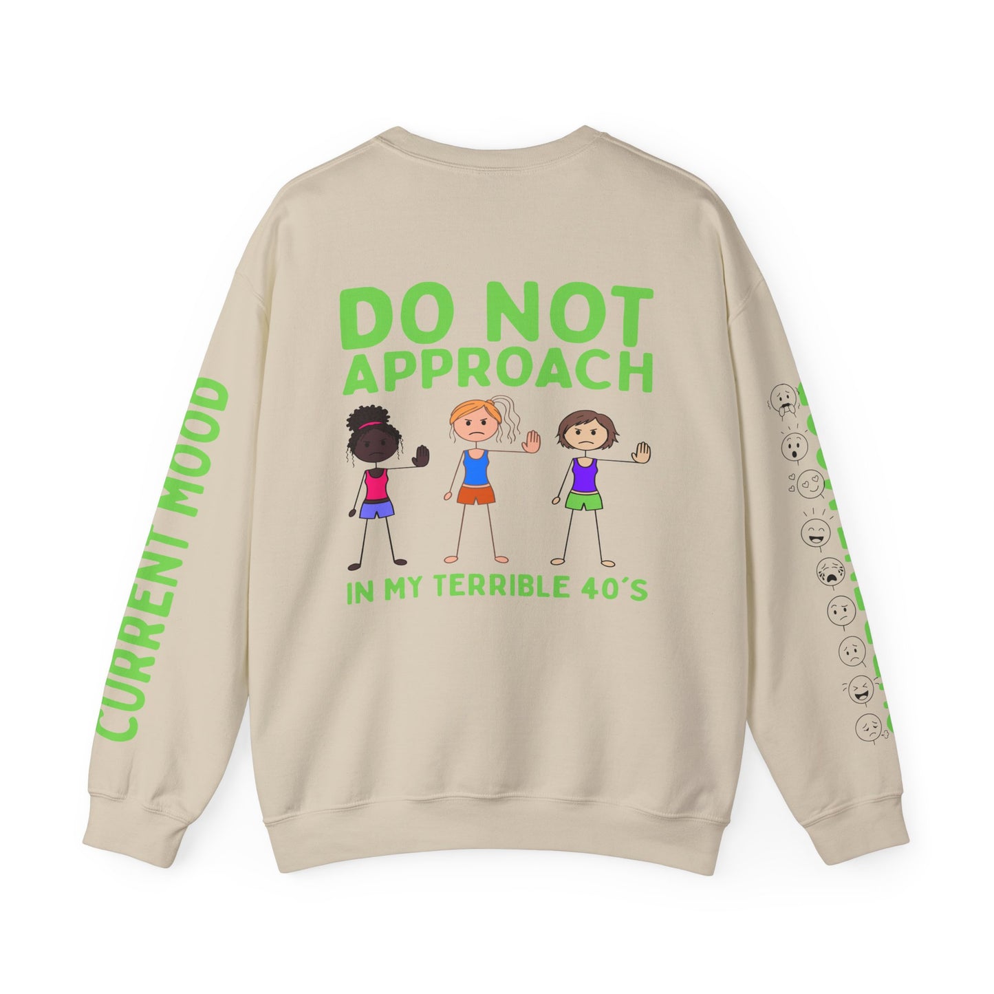 "Is This Perinormal?" Crewneck Sweatshirt — "Do Not Approach", Mood Design