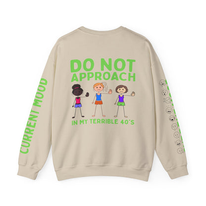"Is This Perinormal?" Crewneck Sweatshirt — "Do Not Approach", Mood Design