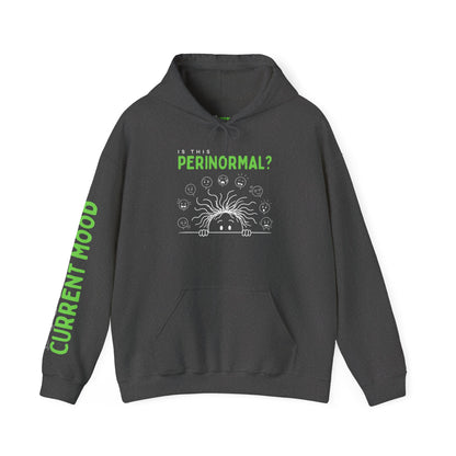 Is This Perinormal? Perimenopause Hoodie | Funny Sweatshirt (Current Mood Sleeve)