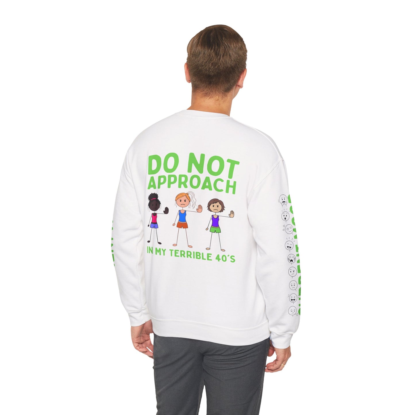 "Is This Perinormal?" Crewneck Sweatshirt — "Do Not Approach", Mood Design
