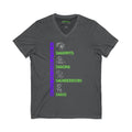 V-Neck Tee | “Words You’ll Learn After 40” Funny Milestone Birthday Shirt