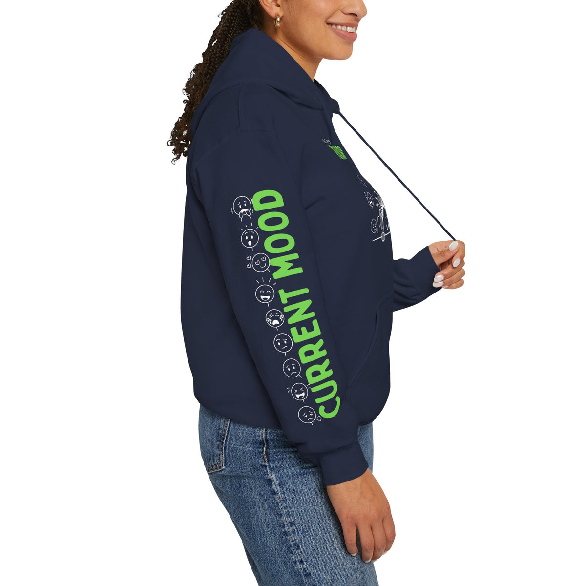 Is This Perinormal? Perimenopause Hoodie | Funny Sweatshirt (Current Mood Sleeve)