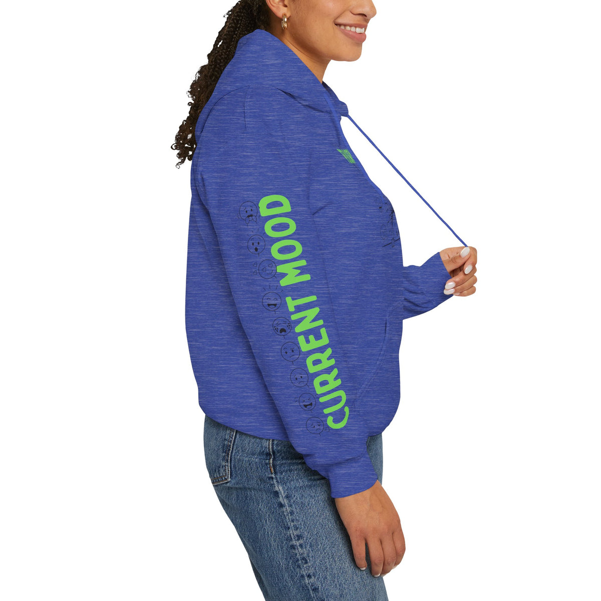 Is This Perinormal? Perimenopause Hoodie | Current Mood sleeve text