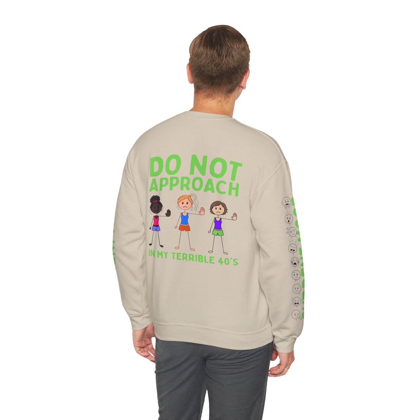"Is This Perinormal?" Crewneck Sweatshirt — "Do Not Approach", Mood Design