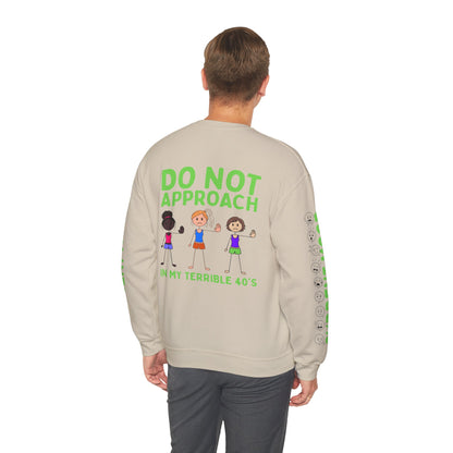 "Is This Perinormal?" Crewneck Sweatshirt — "Do Not Approach", Mood Design