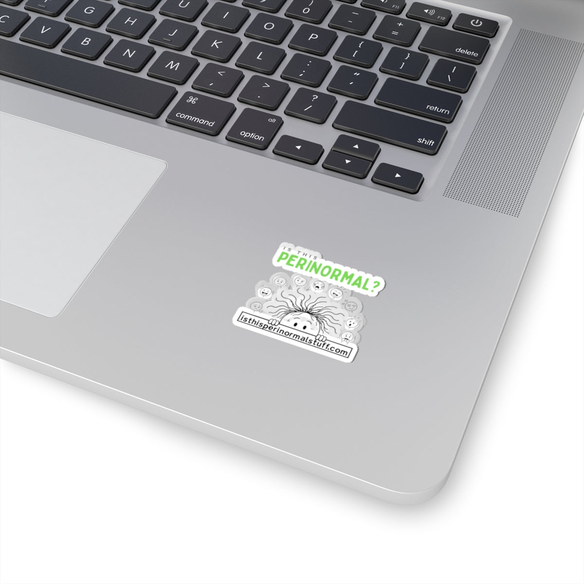 Perinormal? Kiss-Cut Sticker — Paranormal Humor Laptop Decal