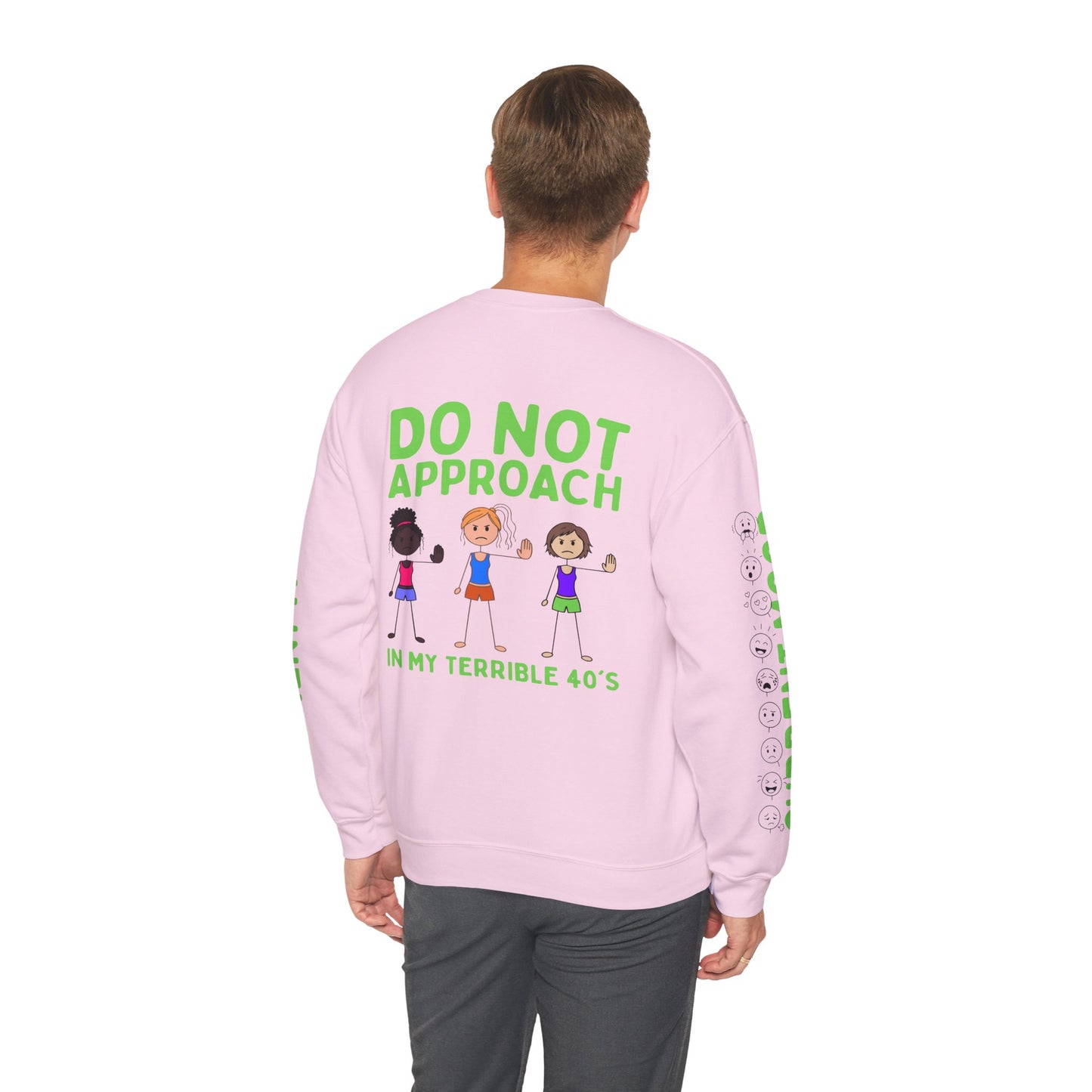 "Is This Perinormal?" Crewneck Sweatshirt — "Do Not Approach", Mood Design