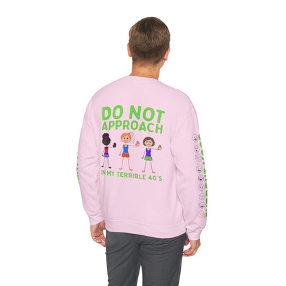 "Is This Perinormal?" Crewneck Sweatshirt — "Do Not Approach", Mood Design